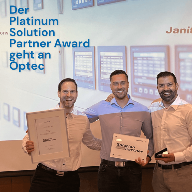 Optec erhält den Platinum Solution Partner Award