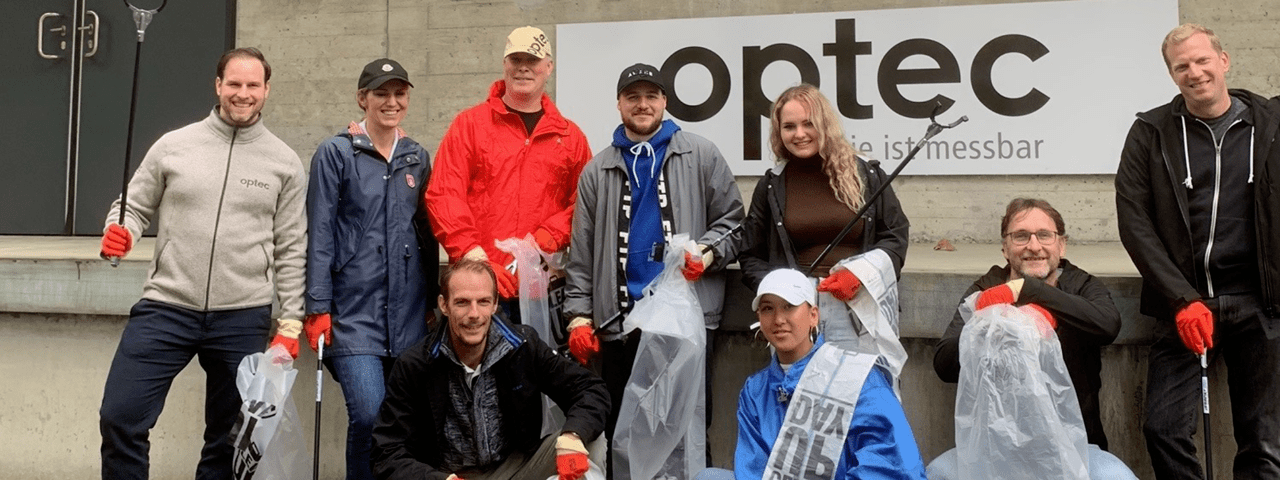 Clean up Day mit Optec