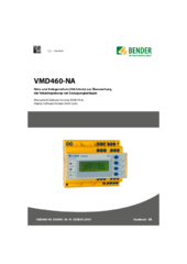 Bender VMD460-NA manuale tedesco