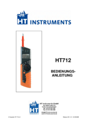 HT HT HT712 manuale tedesco