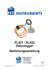 HT XL421 XL421 XL422 manuale tedesco