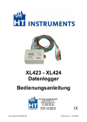HT XL423 XL423 XL424 manuale tedesco