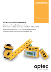 Brochure sur le courant différentiel Optec allemand