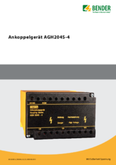 Bender AGH204S-4 Datasheet tedesco