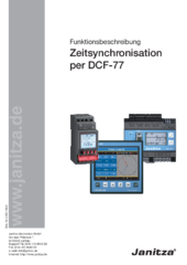 Janitza APP Zeitsynchronisation DCF77 deutsch