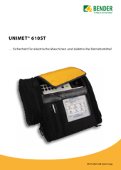 Bender UNIMET 610ST Datenblatt deutsch