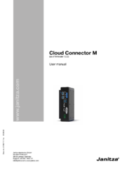 Janitza Cloud Connector Handbuch englisch