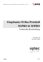 HC M-Bus Protocole M1PRO / M3PRO description technique français
