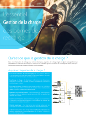 e-mobility gestion de la charge flyer français