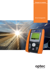 Optec Solar appareils de mesure et de contrôle allemand