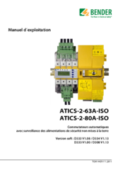 Bender ATICS-2-ISO Handbuch französisch