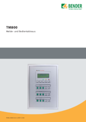 Bender TM800 Datenblatt deutsch
