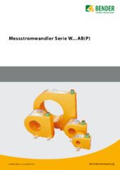 Bender W-ABP Datasheet tedesco
