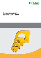 Bender W-W8000 Datenblatt deutsch