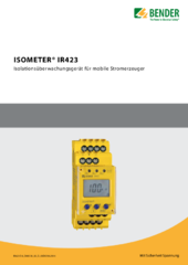 Bender IR423-D4 Datasheet tedesco