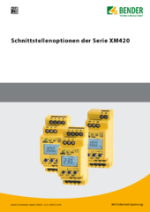 Bender XM420 Schnittstellen-Option deutsch